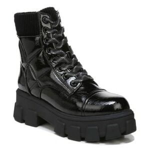 Circus NY By Sam Edelman Darren Quilted Black Lug Sole Combat Boot